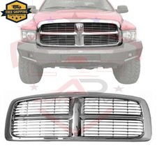 New Front Grille Grill Chrome For 2002-2005 Dodge Ram 1500 2500 3500 Ch1200261 New Front Grille Grill Chrome For 2002-2005 Dodge Ram 1500 2500 3500 Ch1200261