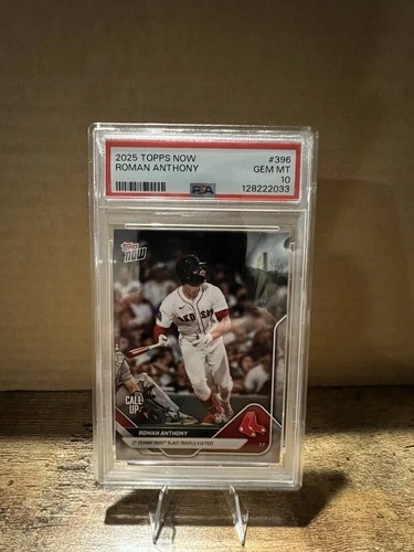 2025 Topps Now  Roman Anthony Red Sox Card 1st HR Psa 10
