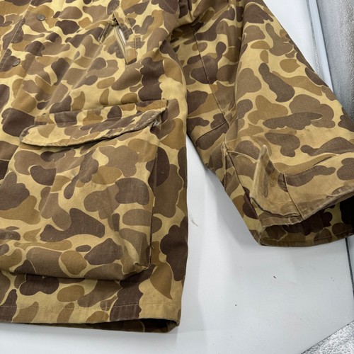 Vintage Cold Storage Duck Camo Hunt Jacket Foul Weather Gear Size Large 3 in 1 - Picture 2 of 17