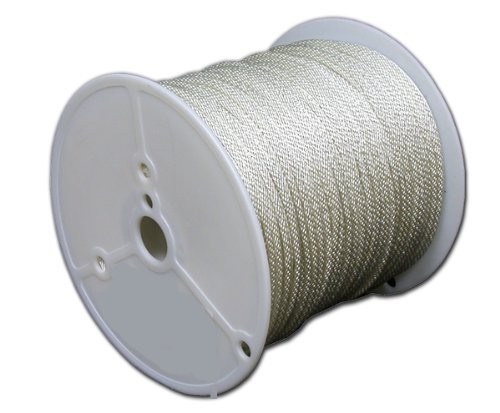 T.W Evans Cordage 266-100-68 5/16-Inch Solid Braid Nylon Rope 500-Feet Spool,...