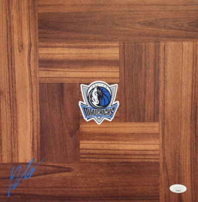 Grant Williams Signed Floorboard w/ JSA COA #AQ94498 Dallas Mavericks