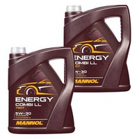 2X5 Liter Mannol Energy Combi LL 5W-30 MotoröL MN7907 API SN Acea C3