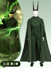 Marvel Comics Loki Stagione 2 Cosplay Costume Carnevale Abiti Halloween Set Completo