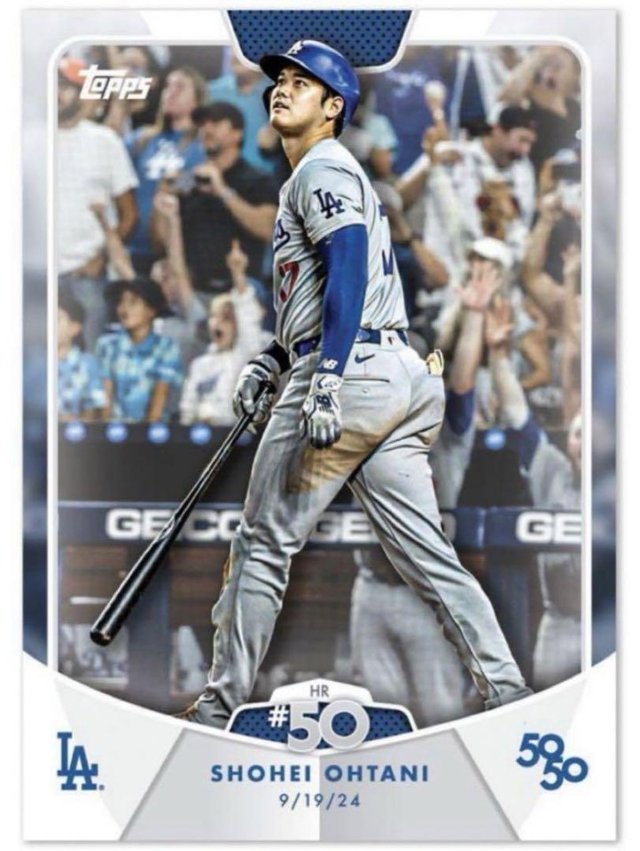2024 Topps 50 50 Shohei Ohtani 10Pack Box eBay