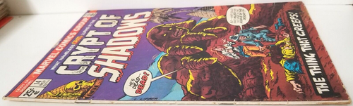 MARVEL COMICS CRYPT OF SHADOWS 14 THE THING THAT CREEPS 1974 - Picture 2 of 4