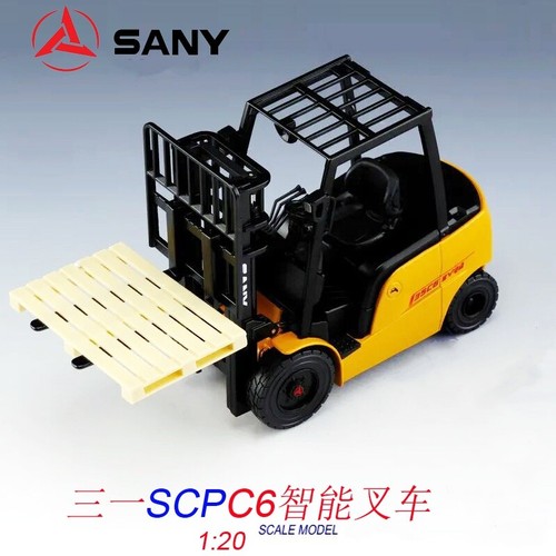 1:20 SANY SCPC6 Smart Forklift Truck Contruction Machine Equipment Diecast Model - Picture 8 of 18
