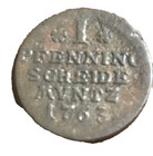 elf Germany Brunswick Luneburg Calenberg Hannover  1 Pfennig 1763  UK George III — photo 2
