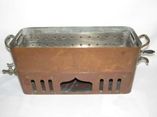 07E6 Antico Sterilizzatore IN Rame Per Strumenti Chirurgici Medicina XIX