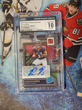 2022 Panini Clearly Donruss Autographs #90 Dameon Pierce Holo Mosaic CGC 10 GEM