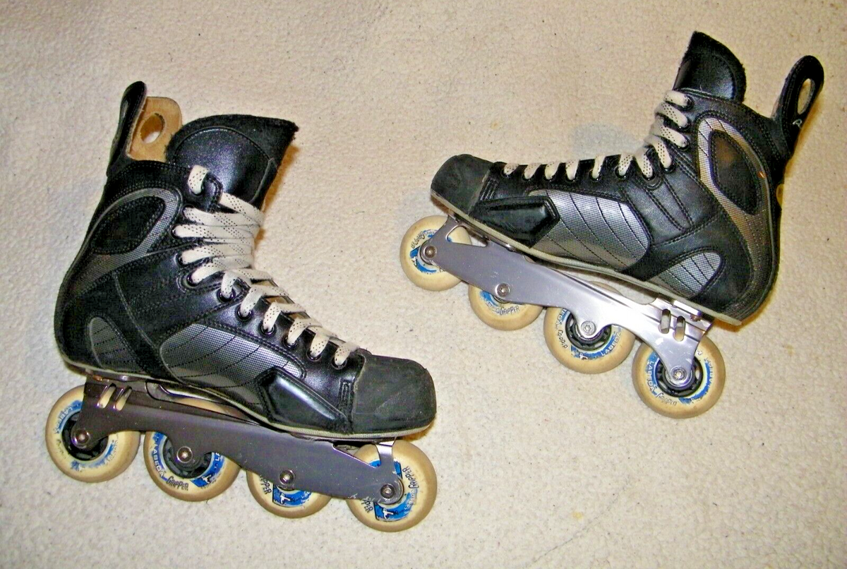 MISSION PROTO VR ROLLER BLADES INLINE HOCKEY SKATES ADULT SIZE 10 D VERY  NICE
