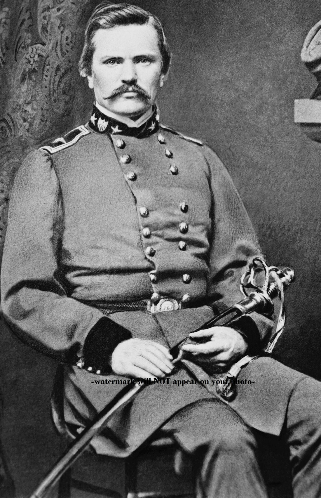 Confederate General Simon Bolivar Buckner PHOTO Civil War CSA, Kentucky