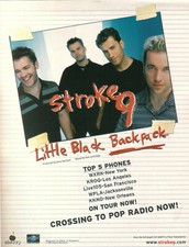 Stroke 9 1999 Ad- Little Black Backpack  WXRK KROQ WPLA KKND Live105