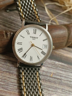 TISSOT 1853 QUARTZ SWISS MENS MINT CLASSIC SLIM SAPPHIRE T870/970  