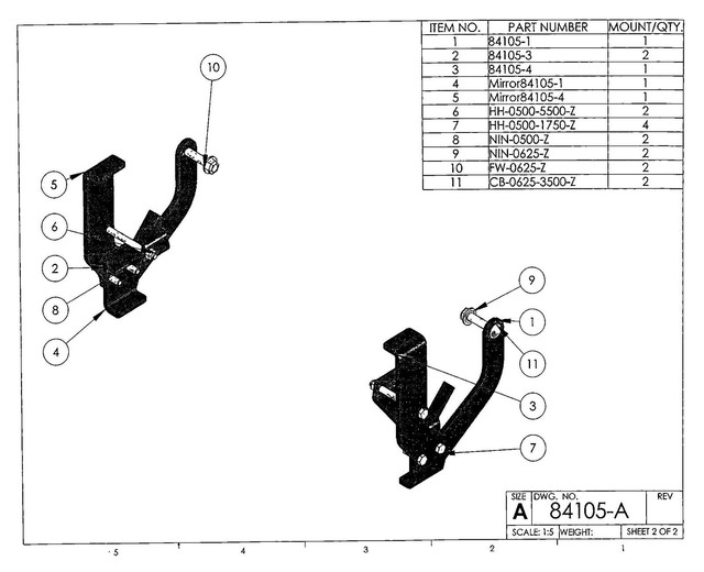 Snowbear Snow Plow Mount Kit Jeep Cherokee 8402 Comanchee Wagoneer