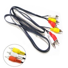 3 RCA Male to 3 RCA Male Audio Video AV Cable Cord