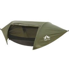 Night Cat 1-2 Man Hängematte mit Moskitonetz Zeltplane Reise Camping 200kg last