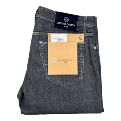 JACOB COHEN LTD J620 Limited Edition 5 Pocket Herren Jeans Hose blau grau Denim!