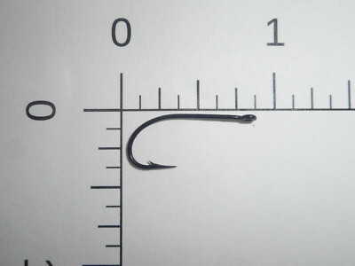 100 Mustad #6 Classic Fly Tying SPROAT Streamer Hooks Ringed Black A++ 3890