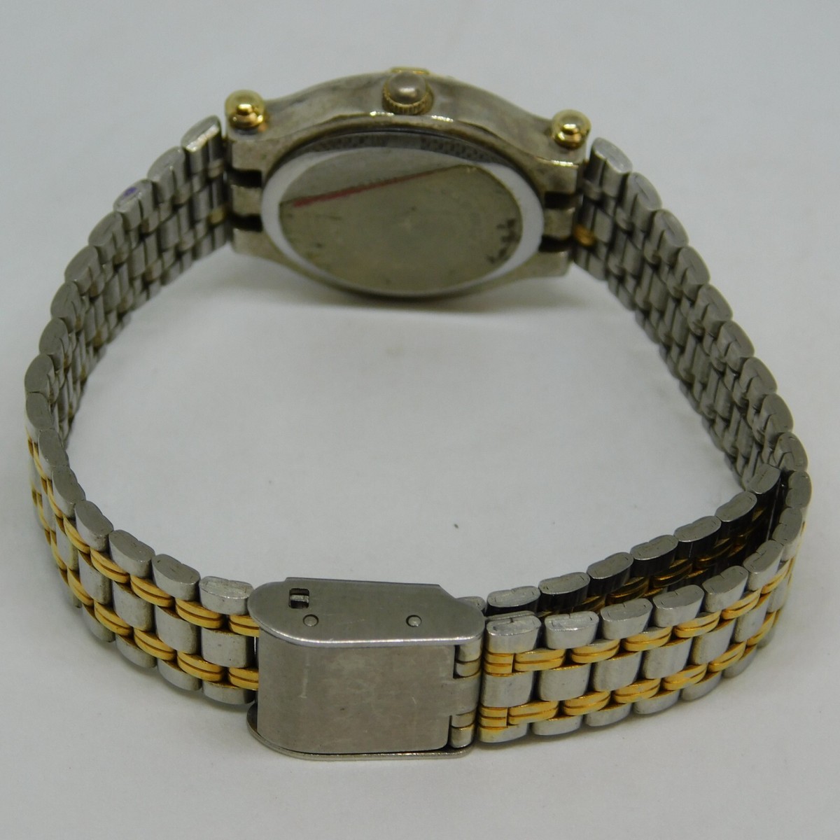 Ladies 22mm Sergio Valente TR/IBEH Bracelet Watch Two Tone Runs New Battery Women main image 3