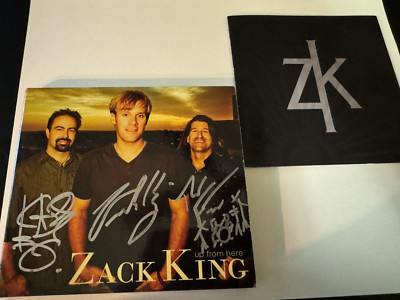 Zack King - Up From Here - (CD) AUTOGRAPHED BY BAND MEMBERS