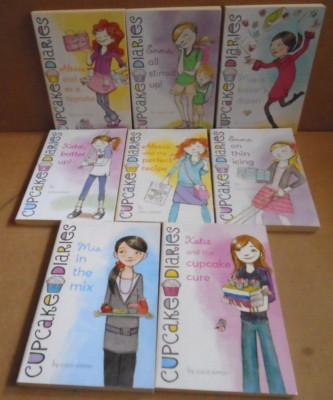 Cupcake Diaries Chapter Books by Coco Simon Set  (sequence 1 - 8) Paperback