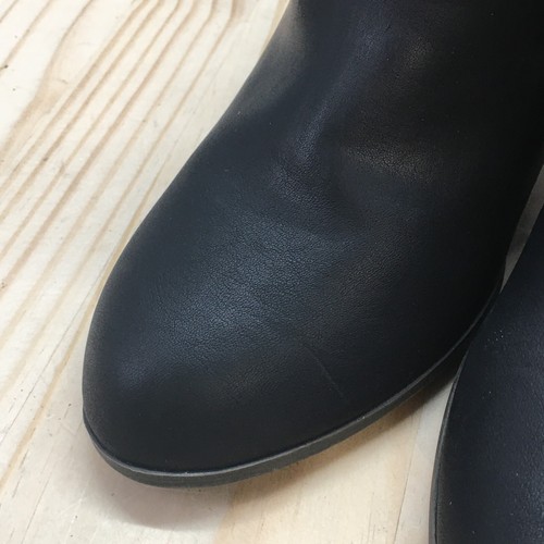 Fergie Botines Mujer 11M Negro Pardee Puntera Almendra Cremallera Tacón Bloque Cuero - Imagen 5 de 18