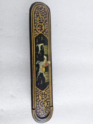 Vintage rare Qalam Qalamden pen writing equipment hand made hand paint box
