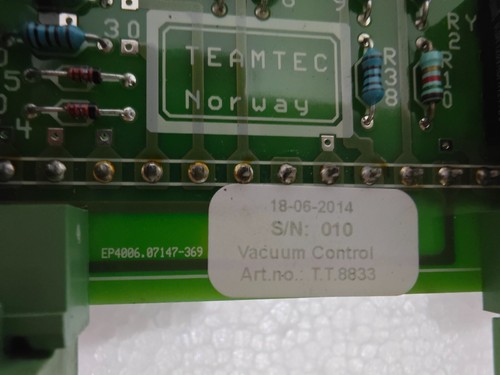 TEAMTEC VACUUM CONTROL PCB T.T.8833 EP4006.07147-369 - Picture 5 of 10