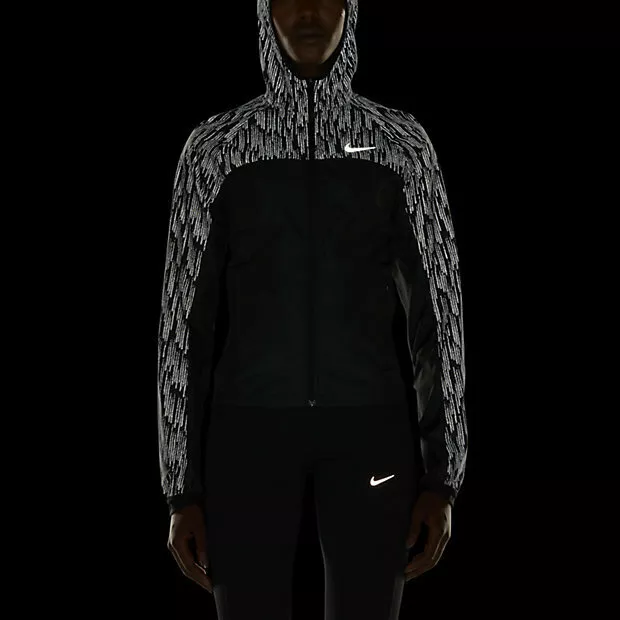 Nike Shield Flash Repel Racer Women's Reflective Print Running Jacket | eBay