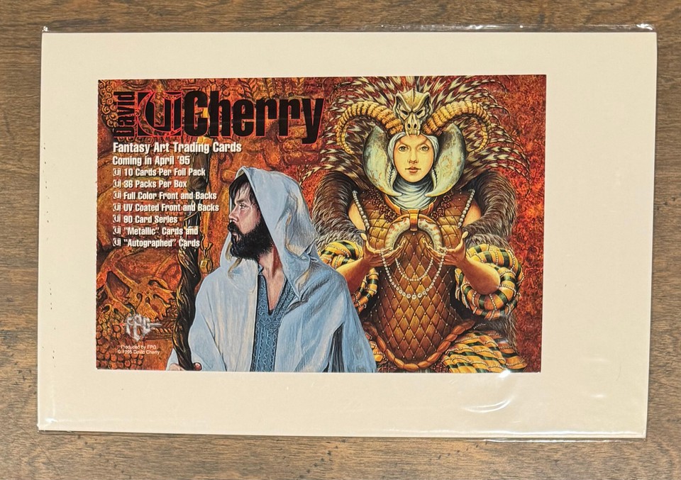 90s Sci-Fi / Fantasy Promo Poster Card Lot: Nimoy, Roddenberry, Jim Lee ...