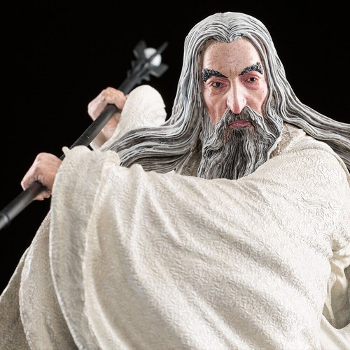 Weta SARUMAN THE WHITE AT DOL GULDUR 1:6 Statue The Lord of the Rings The Hobbit - Picture 6 of 12