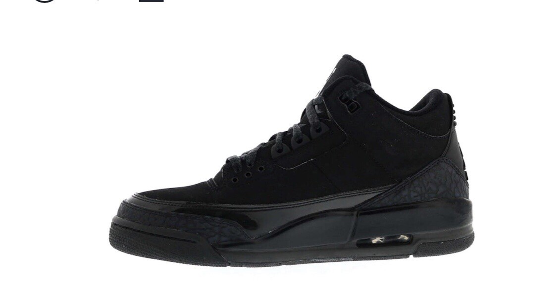 Air Jordan 3 black cat 28.5 10.5バラックチャット Nike Jordan 3 Retro 