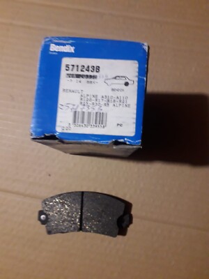 RENAULT ALPINE A310 A110 FRONT BRAKE PADS SET BRAKE PADS BENDIX