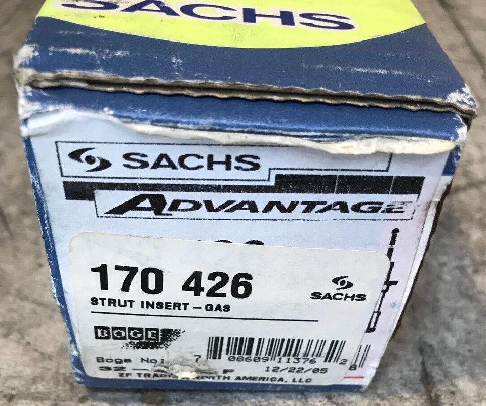 Sachs Front Shock Absorber - #170 426 - Fits Audi 80 / 90 / Coupe & Cabriolet - Image 2 of 4
