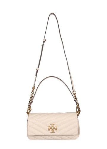 Tory Burch Kira Clutch Crossbody Bag Quilted Leather BNWT Dust Bag Ivory