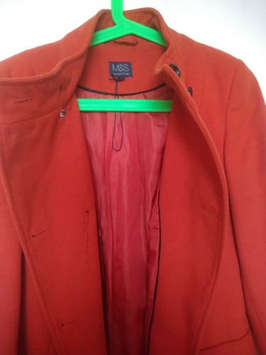 Gorgeous M&S orange colour Jacket Size EUR 36 UK 8 Excellent condition - Picture 3 of 10