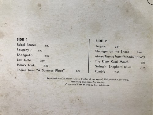 Duane Eddy Twangin' The Golden Hits Vinyl Record - Picture 7 of 7