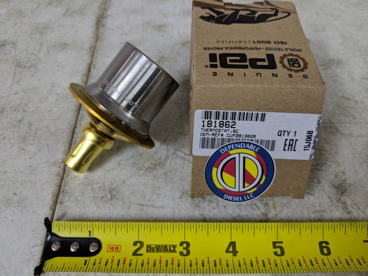 33 Non Vented Thermostat 180° / 83C for Cummins 6C 8.3L. PAI # 181862