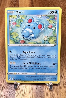 Carta Singola Pokémon Marill 058/264 - Espansione Fusion Strike - The Pokemon Company International