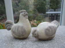Pair of Ceramic Birds Figurines