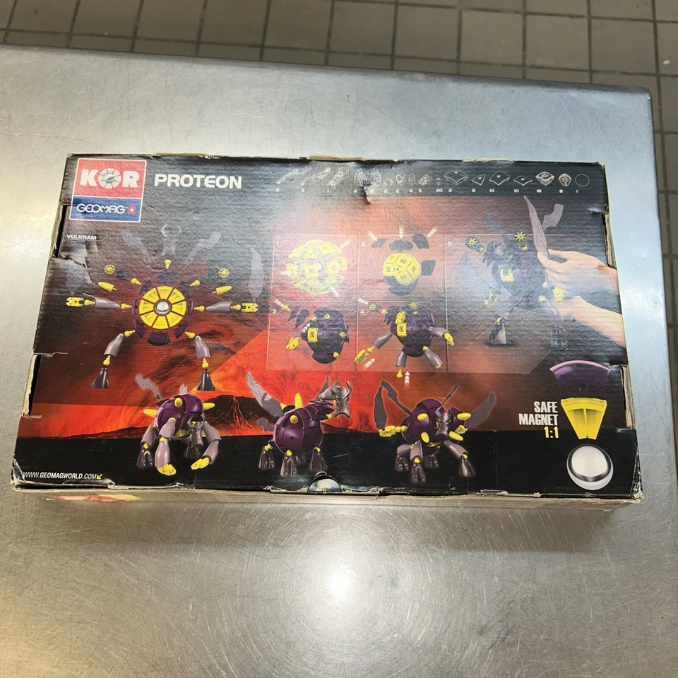 Geomag Kor Proteon Vulkram, 103 Pieces New In Box - Image 4 of 4
