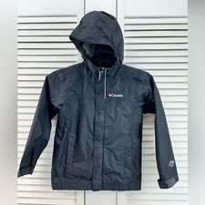 Columbia size Xs 6-7 Black Boys' Watertight Rain Jacket