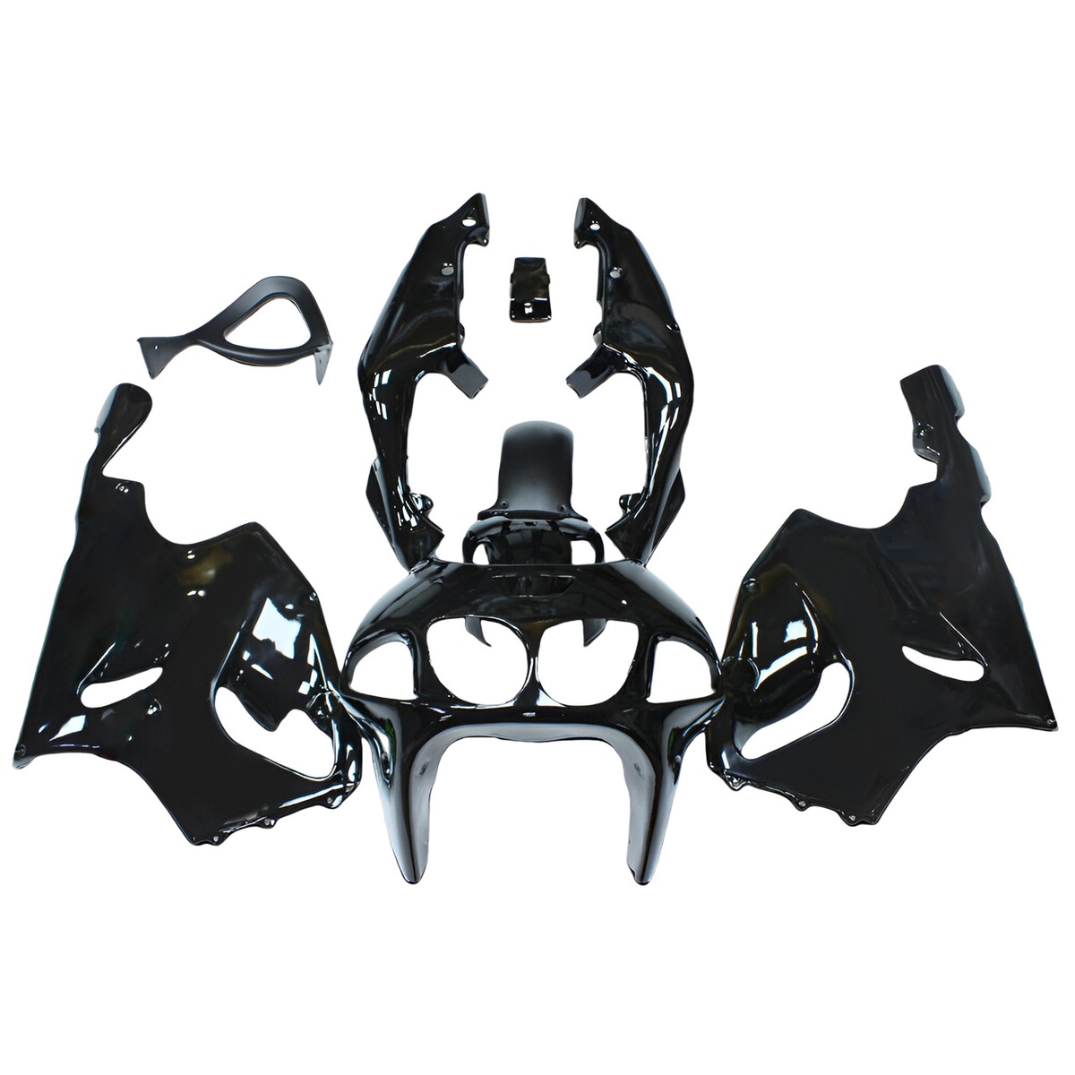 Glossy Black Compression Fairings for 1996-2003 Kawasaki Glossy Black Compression Fairings for 1996-2003 Kawasaki