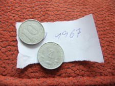 10 DDR OST PFENNIG GL&Uuml;CKSPFENNIG GEBURTSTAG 1967