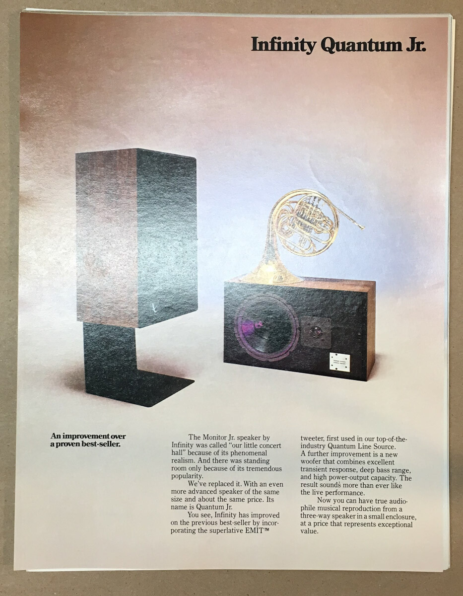 Infinity QUANTUM-JR vintage audio equipment - eBay listing photo 4