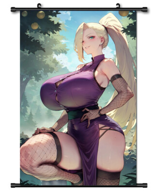 Art Poster Yamanaka Ino HD Wall Scroll Anime Painting Decor 60X90CM