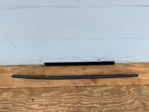 2017 - 2019 Jaguar XE Rear Right RH Door Window Lower Molding Weather Strip OEM - Picture 4 of 14