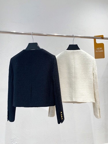 2025 Qiandongge wool small fragrant coat haute couture new  spring women's clothing short, tweed spring and autumn top