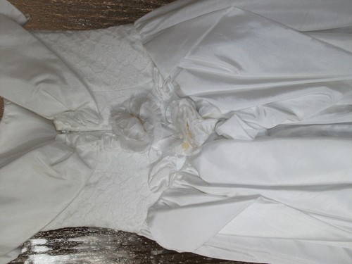 Hochzeitskleid 44 Weiß White Weiss Braut Bride Wedding Party Vintage Bella Retro - Bild 6 von 9