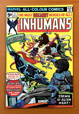 Inhumans #1 KEY 1st issue (Marvel 1975) VF Condition Bronze Age Comic